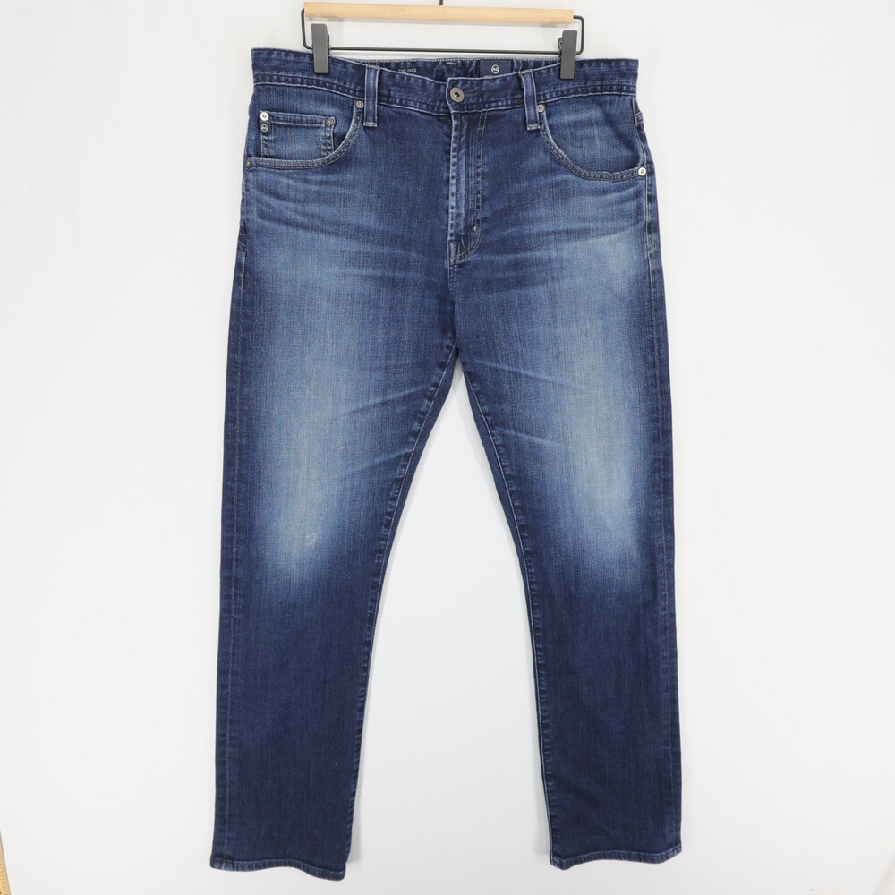 AG Adriano Goldschmied The Ives Jeans Mens 34x32 Blue Modern Athletic Straight